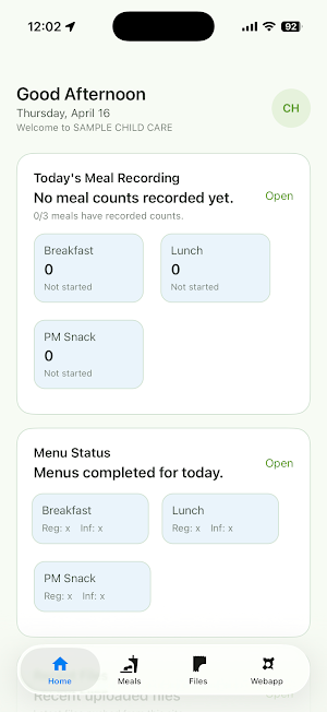 My Simple Menu Screenshot 1