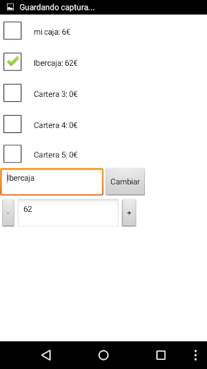 Mis carteras Screenshot 0
