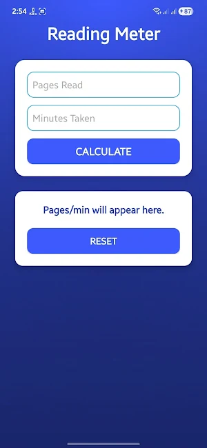 ReadingMeterX Screenshot 2