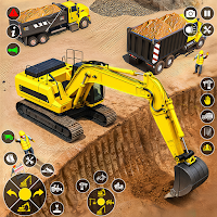 Excavator Road Construction 3D