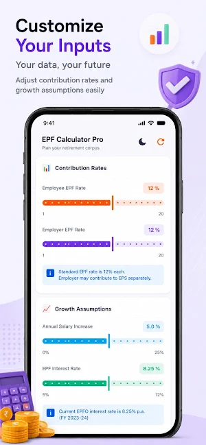 EPF Calculator Pro Screenshot 2