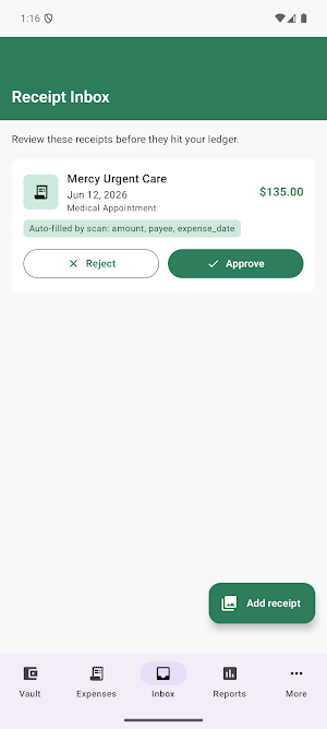HSA Tracker Screenshot 3