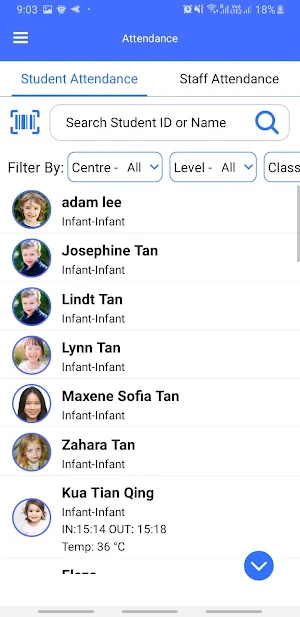 BridgED Attendance Screenshot 3