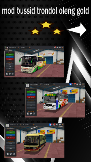 mod bussid trondol oleng gold Screenshot 2