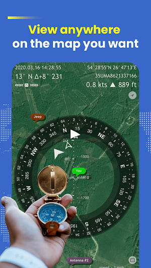 Digital Compass - Maps Compass 360 Screenshot 2