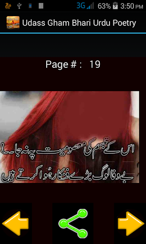 Udass Gham Bhari Urdu Poetry Screenshot 2