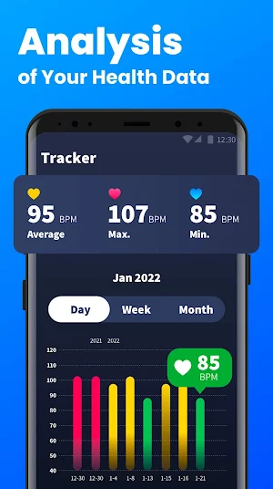 Heart Rate Monitor - Pulse App Screenshot 2