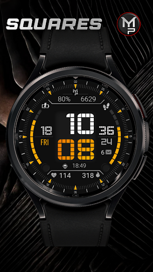 SQUARES - Watch face Screenshot 1