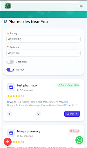 Med + Health Finder Screenshot 2
