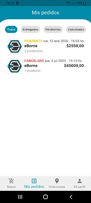 ePedidos Screenshot 0