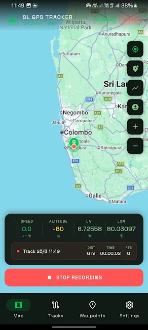 SL GPS Tracker - Offline Screenshot 3