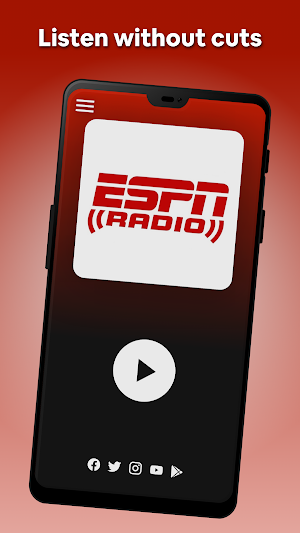 WEPN ESPN Radio Live Screenshot 0