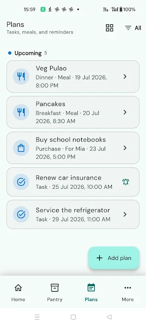 MyPlanr Screenshot 3