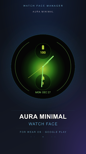 Aura Minimal Watch Face Screenshot 2