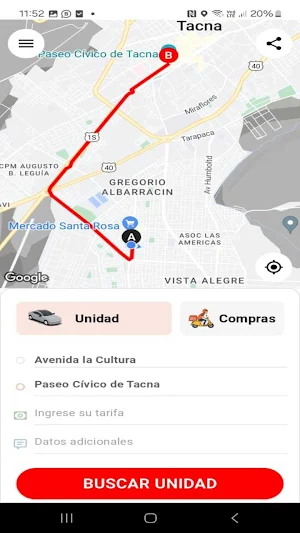 ALTOQUE: Taxi, delivery y más Screenshot 2