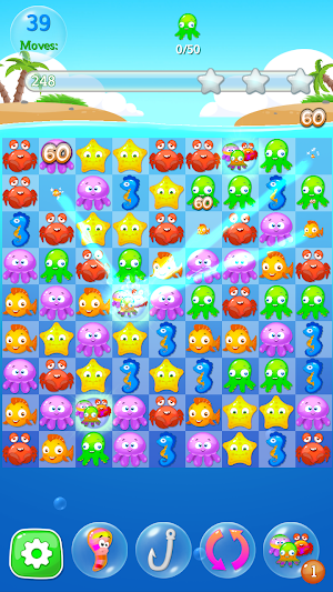 Happy Fish Ocean Match 3 Mania Screenshot 1