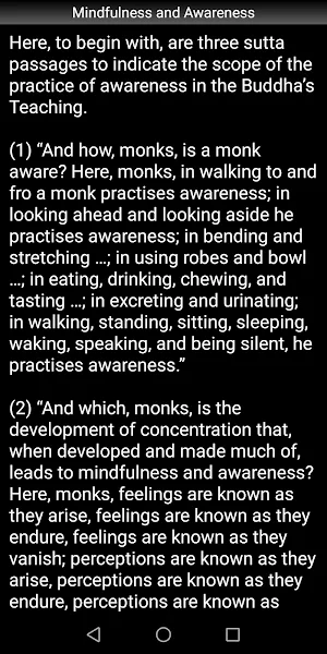 Mindfulness and Awareness Screenshot 2