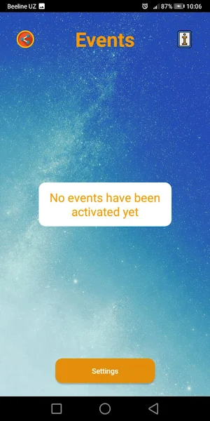 Phone events Screenshot 3
