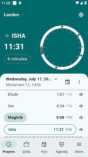 Prayer Times Screenshot 0