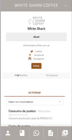 White Shark Coffee Screenshot 1