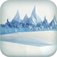 Winter Origami Live Wallpaper