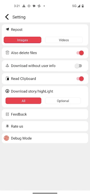 Insmate Downloader:Story Saver Screenshot 2