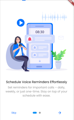 WakeUp -PhoneCall Scheduler Screenshot 0