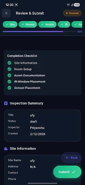 IRISS SiteWalk Screenshot 1