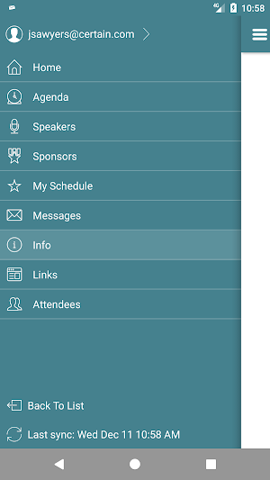 CAP-ACP Events Screenshot 1