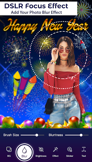 New Year Photo Editor Screenshot 3