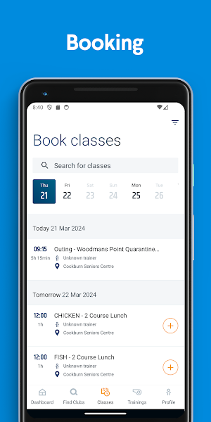 Seniors Centre Screenshot 1