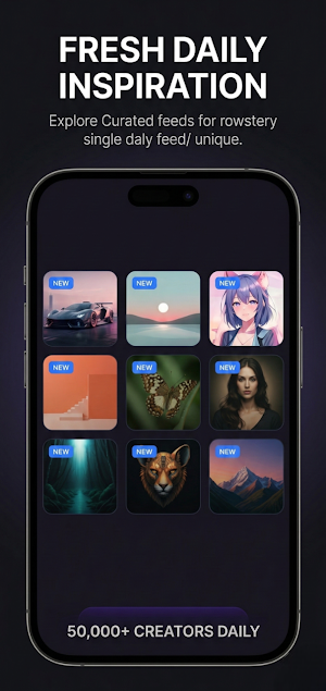 PromptLens: AI Imges Prompts Screenshot 2