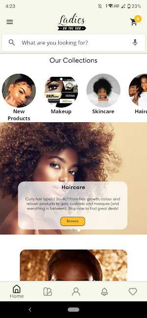 Ladies On The Run Store Screenshot 0