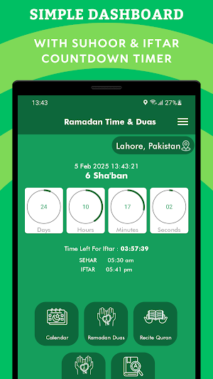 Ramadan Time & Duas 2025 Screenshot 2