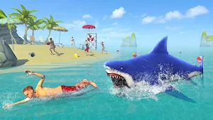Hungry Shark Attack Simulator: New Hunting Game Screenshot 1