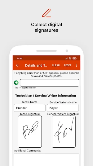 Heavy Equipment Inspection App Screenshot 3
