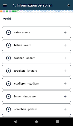 Vocabolario tedesco parte 1 Screenshot 3