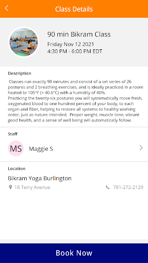 Bikram Yoga Burlington Screenshot 3