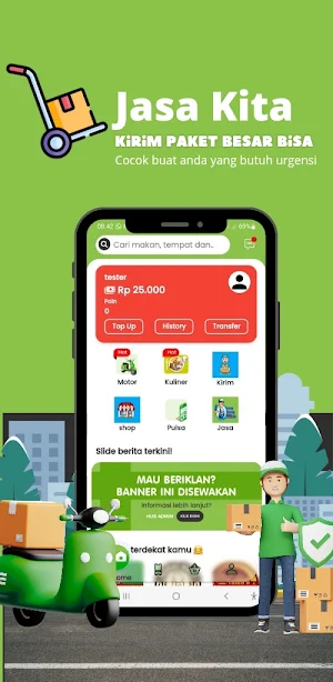 Rider - Ojek dan delivery Screenshot 0