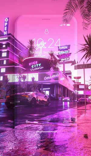 Neon Wallpaper Screenshot 1