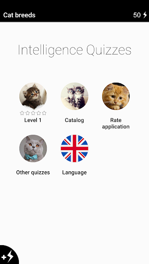 Cat breeds - Photo Quiz Screenshot 1