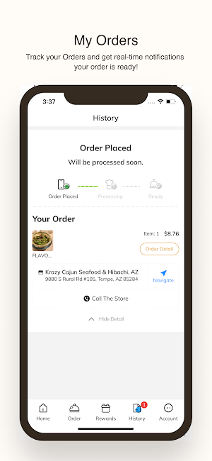 Krazy Cajun Seafood & Hibachi Screenshot 2