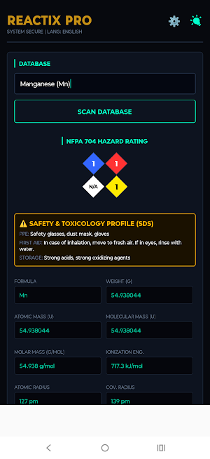 Reactix Pro: Chemistry LAB Screenshot 0