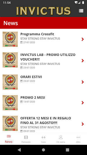 Invictus Palestre Screenshot 1