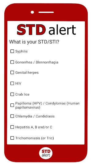 STD alert, discreet notice Screenshot 3