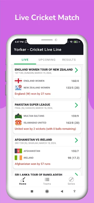 Yorker - Cricket Live Line Screenshot 0