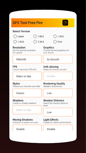 Gfx Tool For Free Fire Sensitivity - Fps Booster Screenshot 0