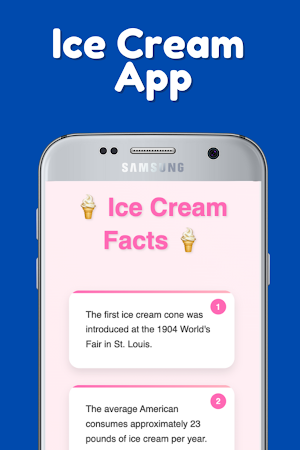 Ice Cream App Screenshot 2