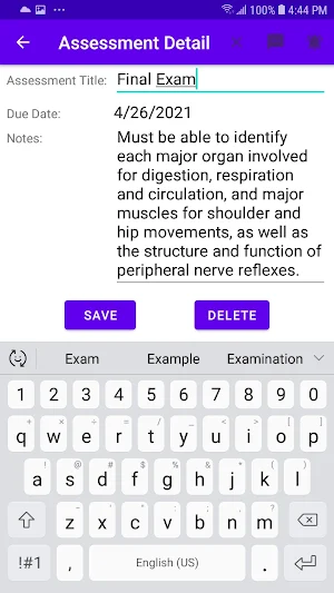 School Organizer Screenshot 1
