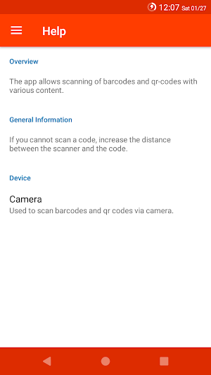 UJU QR Barcode Reader Screenshot 3